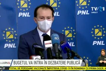 Premierul Florin Cîțu: Legea bugetului este finalizată, va fi în dezbatere publică marți sau miercuri dimineață
