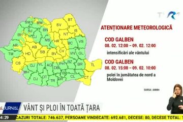 Alerta de vremea rea a fost prelungită. Aflați ultimele informații actualizate de specialiștii ANM