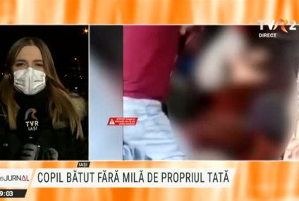 Suceava: Copil bătut cu bestialitate de către propriul tată. Filmarea a apărut în presa locală