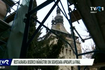 Un monument al Cetății Medievale Sighișoara, Biserica Mănăstirii, va fi redat circuitului turistic după finalizarea restaurării