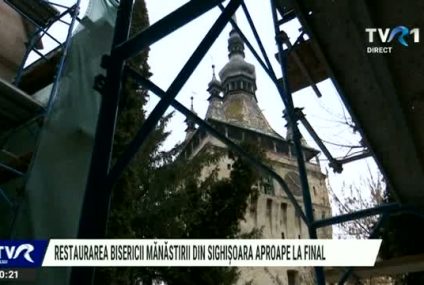 Un monument al Cetății Medievale Sighișoara, Biserica Mănăstirii, va fi redat circuitului turistic după finalizarea restaurării