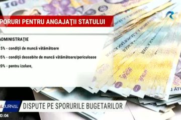 Dispute pe scena politică legate de sporurile din sistemul bugetar