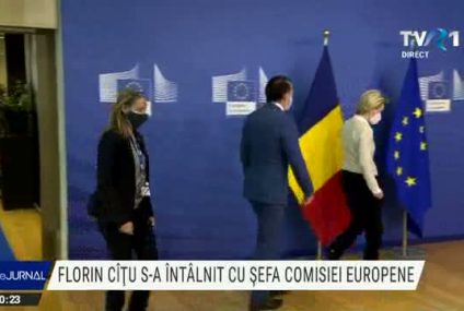 Premierul Florin Cîțu s-a întâlnit cu președinții Comisiei Europene și Consiliului European, în prima sa vizită oficială la Bruxelles