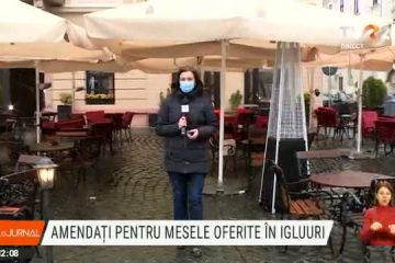 Proprietarii de cafenele și terase, amendați pentru mesele oferite în igluuri