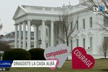 SUA: Pregătiri de Ziua Îndrăgostiților la Casa Albă