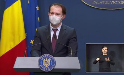 Premierul Cîţu: Am fost felicitaţi la Bruxelles pentru cum am pregătit campania de vaccinare