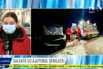 Botoșani: Femeie de 70 de ani, tranată cu șenilata la spital. Ambulanța nu a ajuns din cauza zăpezii