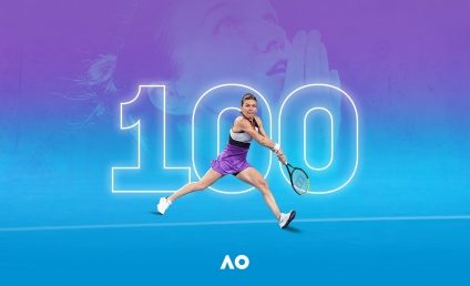 Simona Halep a obținut  a 100-a victorie din carieră într-un turneu de Grand Slam, în meciul cu Iga Swiatek din optimile Australian Open