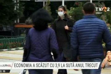 Economia românească s-a contractat cu 3,9% anul trecut. PIB-ul a scăzut cu 1,5% în ultimul trimestru din 2020