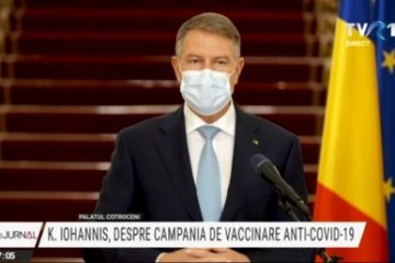 Klaus Iohannis: Campania de vaccinare merge foarte bine. Vom avea deja persoana numărul 1.000.000 care va fi vaccinată