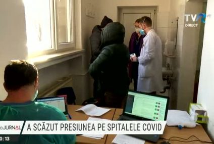 A scăzut presiunea pe spitalele COVID. La „Marius Nasta”, aproape jumătate din paturile destinate pacienților infectați sunt goale