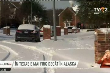 SUA: Texas, stare de dezastru din cauza zăpezii. Frig mai năprasnic decât în Alaska