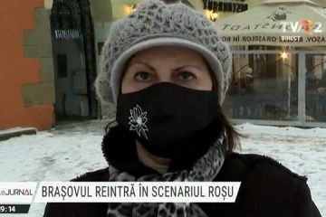 Brașovul reintră în scenariul roșu. A crescut numărul de infectări în ultimele 14 zile