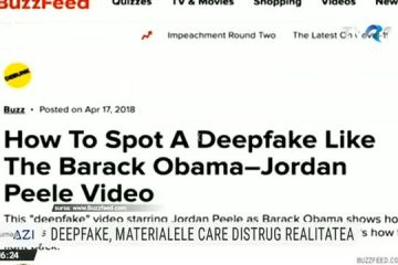 Detectarea imaginilor „deepfake”, o provocare a noilor tehnologii. Imaginile false amenință nu numai sfera intimă a individului, ci și pacea socială