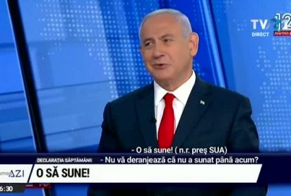 LUMEA AZI Declarația săptămânii: „O să sune!”. Premierul israelian Benjamin Netanyahu așteaptă încrezător apelul telefonic al președintelui SUA, Joe Biden