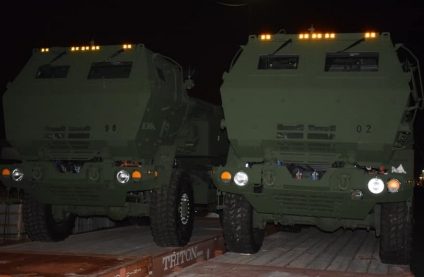 Elementele primului sistem de lansare de rachete HIMARS achiziționat de România au ajuns în portul Constanța