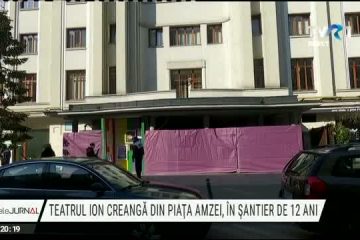 Teatrul Ion Creangă din Piața Amzei, în șantier de 12 ani