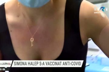 Simona Halep s-a vaccinat anti-Covid: „Am venit cu sufletul deschis. Consider că e spre binele tuturor acest vaccin”