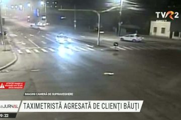 O taximetristă din Timișoara a fost agresată de doi clienți băuți