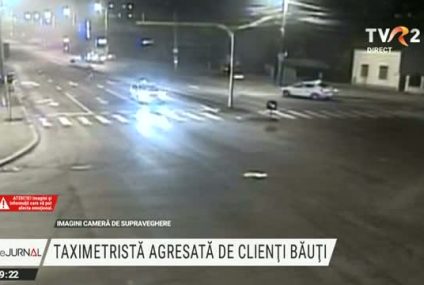 O taximetristă din Timișoara a fost agresată de doi clienți băuți