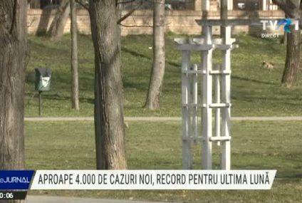 Aproape 4 mii de cazuri noi de infectări, record pentru ultima lună. Specialiștii: al treilea val al epidemiei nu poate fi evitat