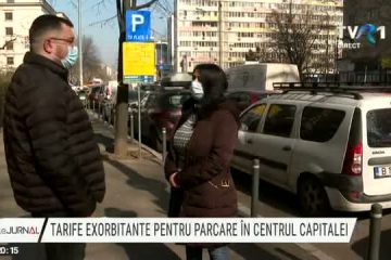 Tarife majorate pentru parcare în centrul Capitalei