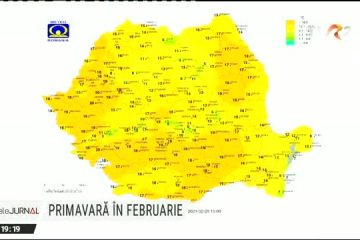 Meteorologi: Temperaturile sunt cu peste 15 grade Celsius mai mari decât normalul perioadei. De sâmbătă se va răci