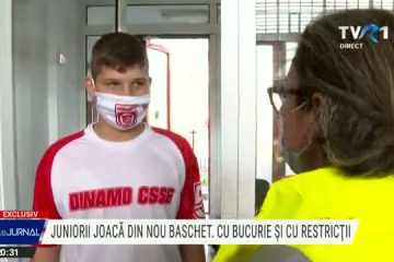 Au reînceput campionatele naționale pentru juniori la baschet. Condițiile sunt stricte, adaptate pandemiei