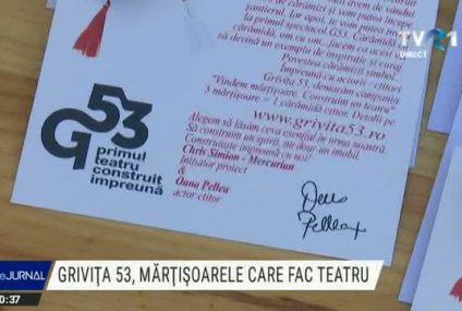 Mărțișoare în formă de cărămidă, pentru construirea unui nou teatru în București