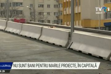 Primăria Capitalei spune că nu mai are bani să continue marile șantiere