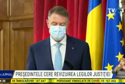 Klaus Iohannis: Reanalizarea Legilor Justiţiei nu mai poate fi amânată