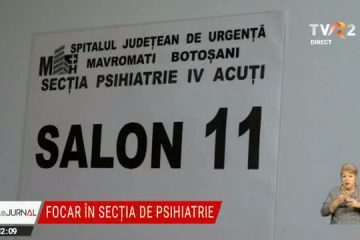 Focar la Spitalul Judeţean de Urgenţă „Mavromati”: Două cadre medicale și 28 de pacienți sunt infectați cu SARS COV-2