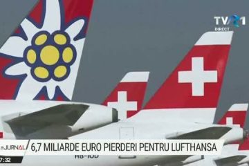 Pierderi record pentru compania aeriană germană Lufthansa