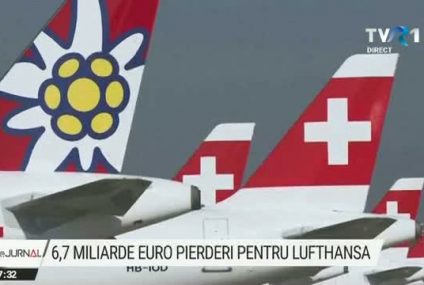 Pierderi record pentru compania aeriană germană Lufthansa