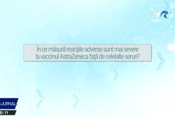 Vaccinare COVID-19 | În ce măsură reacţiile adverse sunt mai severe la vaccinul AstraZeneca faţă de celelalte seruri?