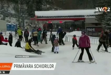 Administratorii domeniului de schi din Sinaia dau asigurări că pârtiile vor rezista în condiţii bune cel puţin până la începutul lunii aprilie