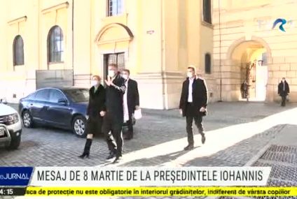 Președintele Iohannis le-a transmis o urare de 8 martie doamnelor și domnișoarelor