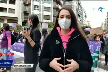EXCLUSIVITATE | Femeile din Spania și-au strigat nemulțumirile în stradă