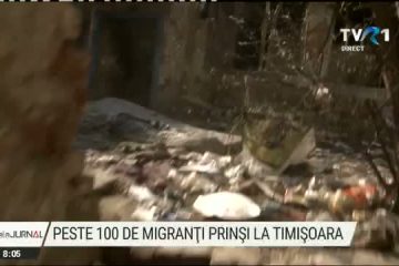 Peste 100 de migranți ilegali evacuați din apropierea Gării de Nord