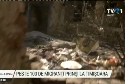 Peste 100 de migranți ilegali evacuați din apropierea Gării de Nord