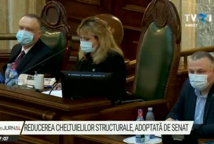 Reducerea cheltuielilor structurale, adoptată de Senat. Au fost eliminate sporul COVID din prefecturi și călătoriile gratuite cu trenul ale studenților