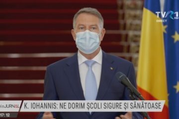 Klaus Iohannis: Infrastructura educațională va fi o prioritate. Circulația, restricționată de la ora 22.00. Nu avem în vedere un lockdown de Paște!