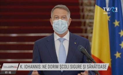 Klaus Iohannis: Infrastructura educațională va fi o prioritate. Circulația, restricționată de la ora 22.00. Nu avem în vedere un lockdown de Paște!