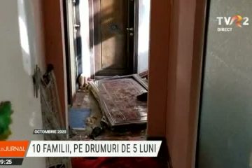 Zece familii din Galați sunt pe drumuri de peste cinci luni, după ce blocul în care locuiau a sărit în aer. Autoritățile locale spun că nu îi pot ajuta