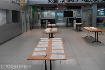 Opt puncte de control ale DSP funcţionează de miercuri pe fluxul de sosiri internaţionale al aeroportului Henri Coandă