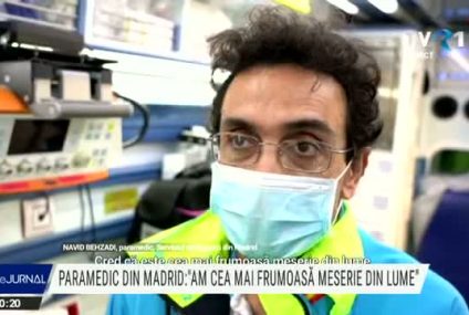 Aproape jumătate din personalul medical spaniol, afectat emoțional. Paramedic din Madrid: Am cea mai frumoasă meserie din lume
