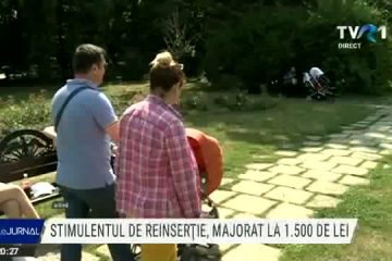 Stimulentul de reinserție, majorat la 1.500 de lei