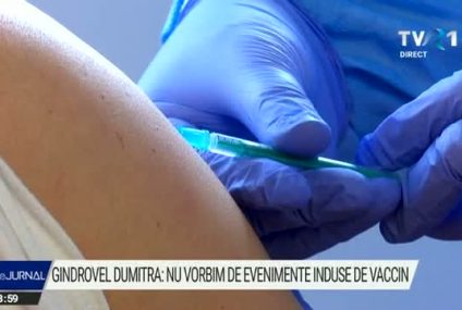 Medicul Gindrovel Dumitra: Trombozele apărute după imunizarea cu AstraZeneca au o rată de apariție egală cu cea a trombozelor apărute la populația nevaccinată