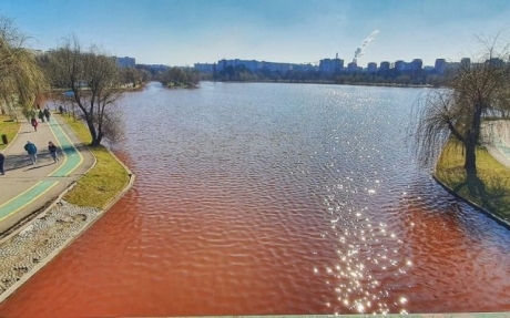 apele-romane:-in-apa-lacului-ior-a-fost-identificata-prezenta-unei-alge-rosii.-nu-este-toxica