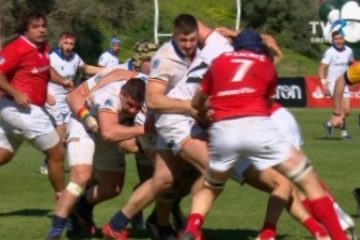 Naţionala de rugby a României a obținut o victorie dramatică în Portugalia, scor 28-27. Meciul a fost în direct la TVR